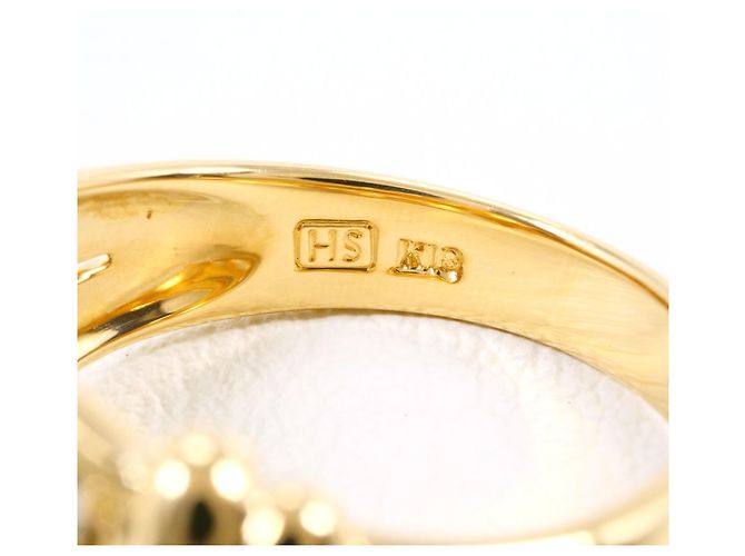 Autre Marque Ring aus 18K Gelbgold mit Diamant Golden - Ansicht 5