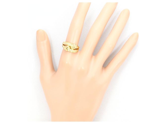 Autre Marque Ring aus 18K Gelbgold mit Diamant Golden - Ansicht 7