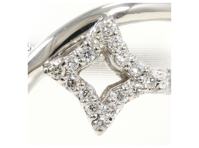 Autre Marque Platin-Bandring mit Diamant - Ansicht 2