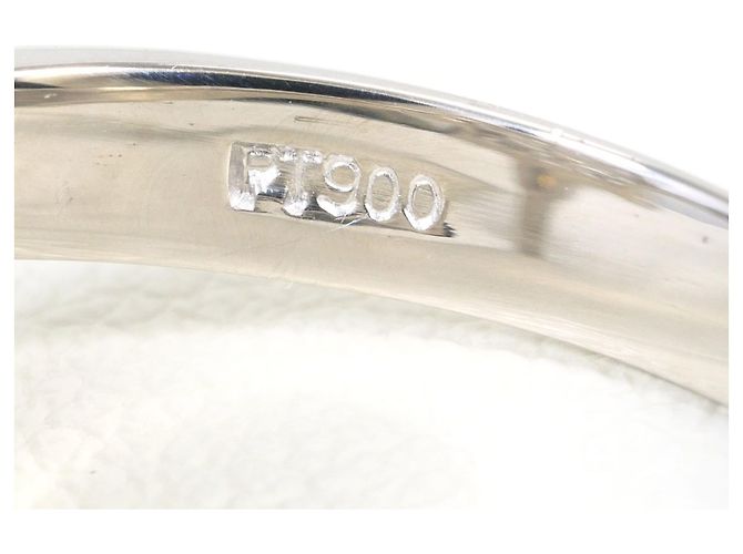 Autre Marque Platin-Ring mit Diamant - Ansicht 5