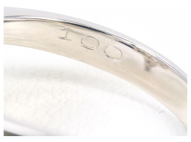 Autre Marque Platin-Ring mit Diamant - Ansicht 6