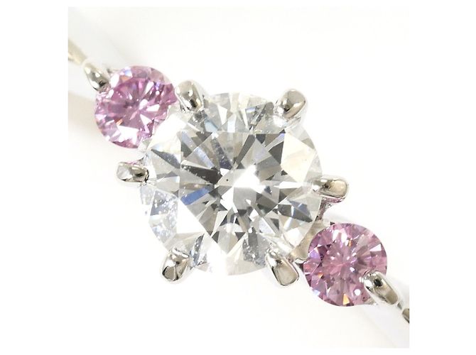 Autre Marque Platin-Diamant-Ehering - Ansicht 2
