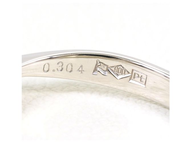 Autre Marque Platin-Diamant-Ehering - Ansicht 5