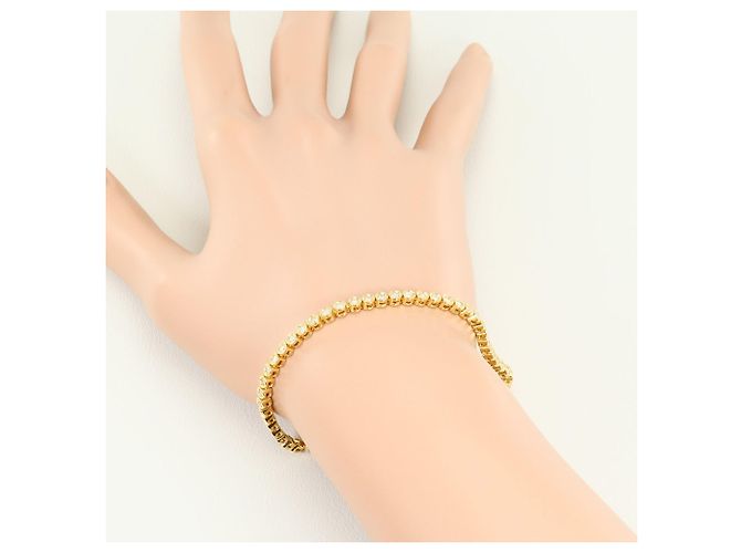 Autre Marque Bracciale con charm in oro giallo 18K e diamante D'oro - vista 5