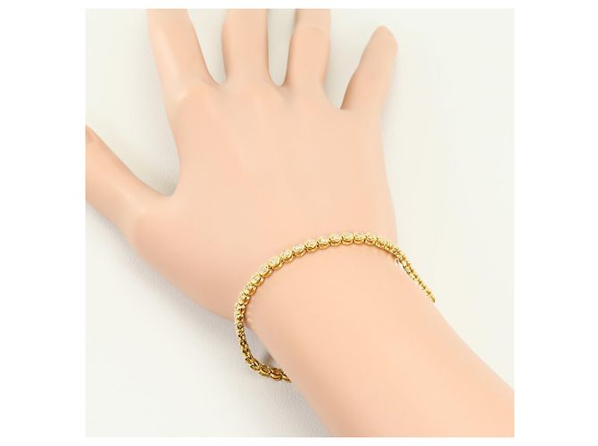 Autre Marque Bracciale con charm in oro giallo 18K e diamante D'oro - vista 5