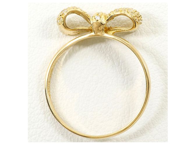 Autre Marque Ringband aus 18K Gelbgold mit Diamant Golden - Ansicht 2