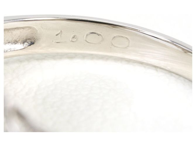Autre Marque PT900 Platin-Bandring mit Diamant - Ansicht 6