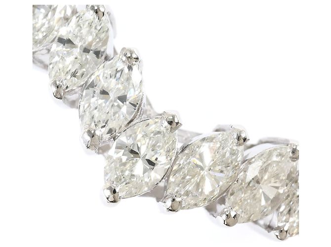 Autre Marque PT900 Platin-Diamant-Bandring - Ansicht 2