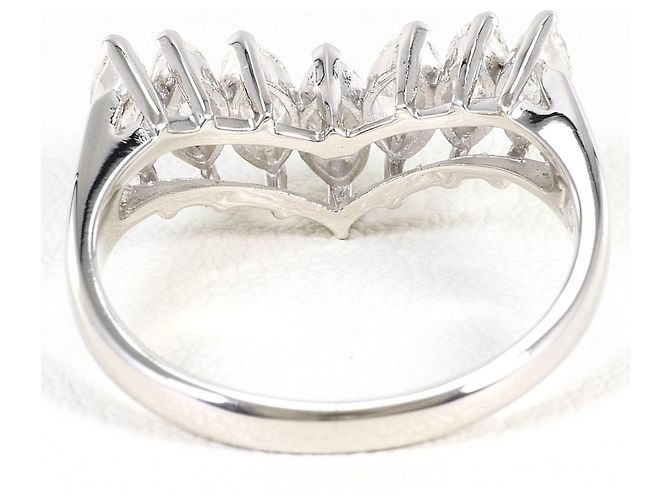 Autre Marque PT900 Platin-Diamant-Bandring - Ansicht 4