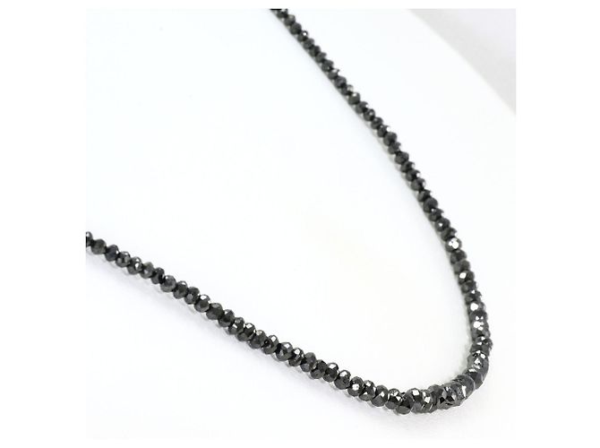 Autre Marque Collana in oro bianco 18K e diamanti Nero D'oro - vista 2