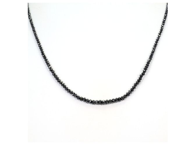 Autre Marque Collana in oro bianco 18K e diamanti Nero D'oro - vista 3