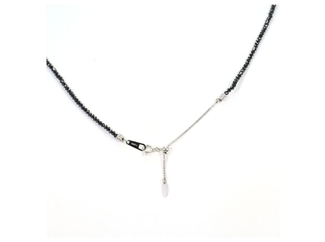 Autre Marque Collana in oro bianco 18K e diamanti Nero D'oro - vista 4
