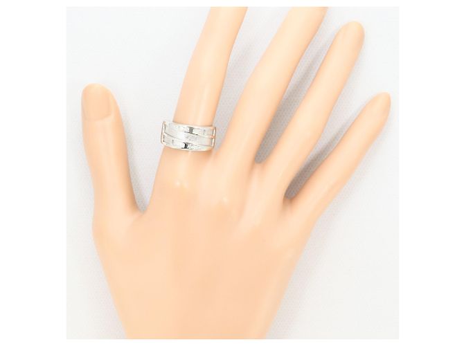 Autre Marque Ehering aus 18K Weißgold mit Diamanten Golden - Ansicht 7