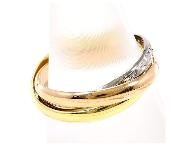 Autre Marque Ehering aus 18K Weißgold mit Diamant Golden - Ansicht 3