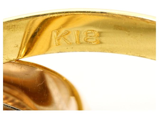 Autre Marque Ehering aus 18K Weißgold mit Diamant Golden - Ansicht 5