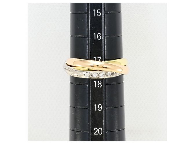 Autre Marque Ehering aus 18K Weißgold mit Diamant Golden - Ansicht 9