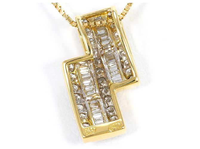 Autre Marque Collana in oro 18K con diamante D'oro - vista 3