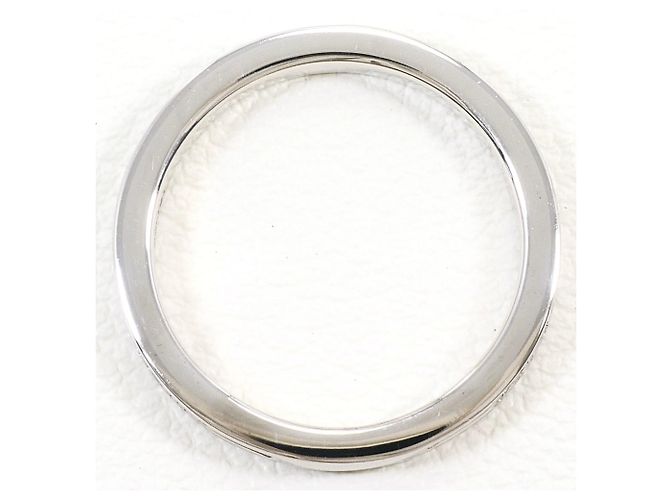 Autre Marque Ehering aus 18K Weißgold mit Diamant und Rubin Golden - Ansicht 3