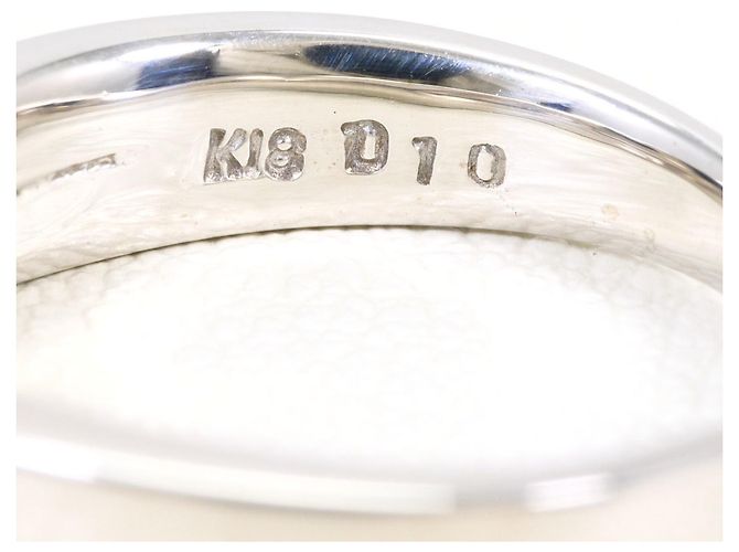 Autre Marque Bandring aus 18K Weißgold mit Diamant Golden - Ansicht 5