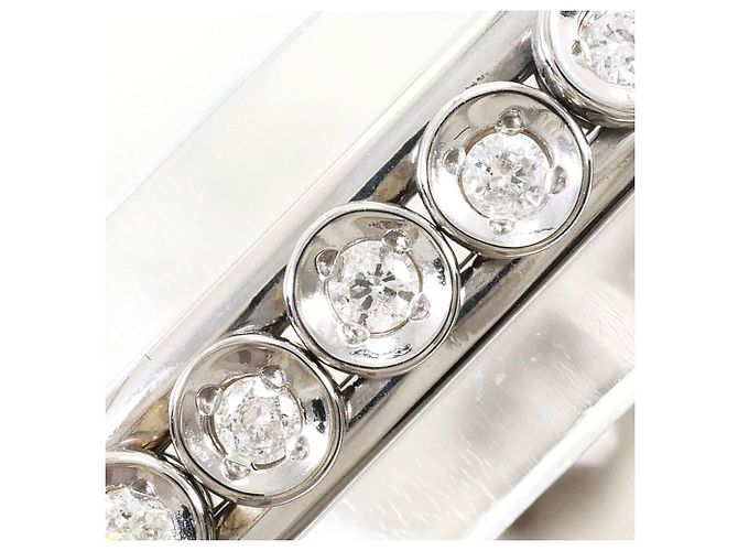 Autre Marque Bracciale con charm in oro bianco 14K con diamante D'oro - vista 2