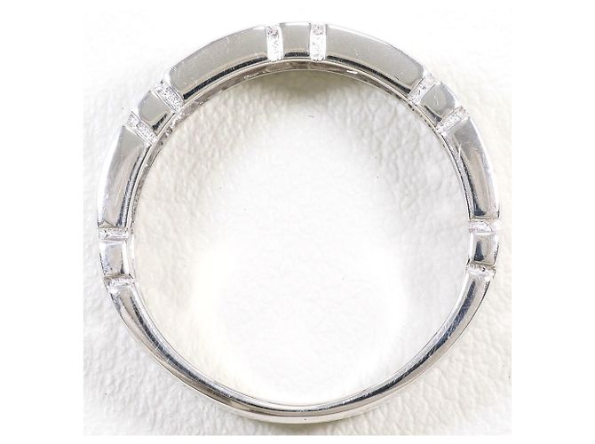 Autre Marque Ehering aus 14K Weißgold mit Diamanten Golden - Ansicht 3