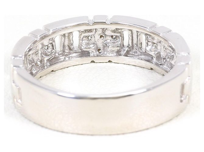 Autre Marque Ehering aus 14K Weißgold mit Diamanten Golden - Ansicht 4