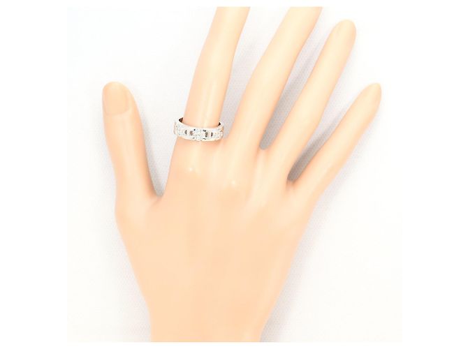 Autre Marque Ehering aus 14K Weißgold mit Diamanten Golden - Ansicht 6