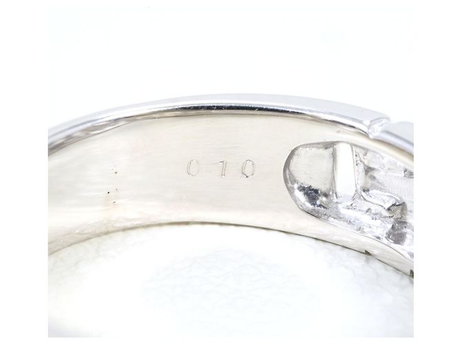 Autre Marque Ehering aus 14K Weißgold mit Diamant Golden - Ansicht 6