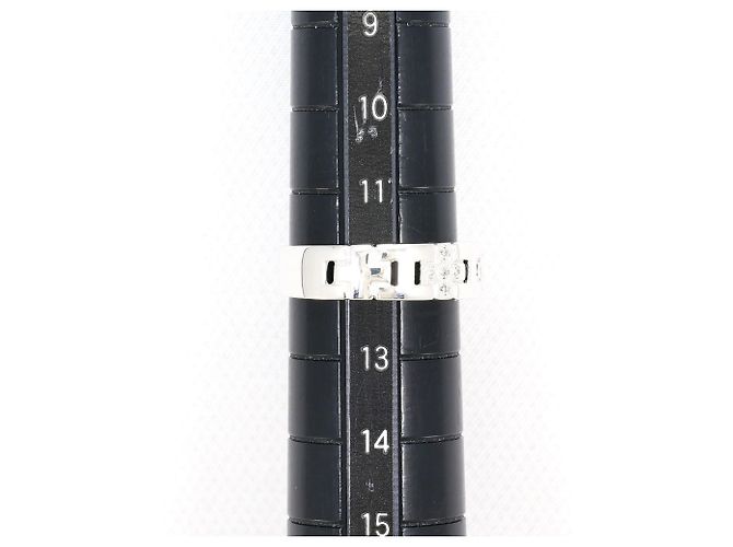 Autre Marque Ehering aus 14K Weißgold mit Diamant Golden - Ansicht 8