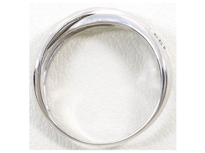 Autre Marque Ringband aus 10K Weißgold mit Diamant Golden - Ansicht 2