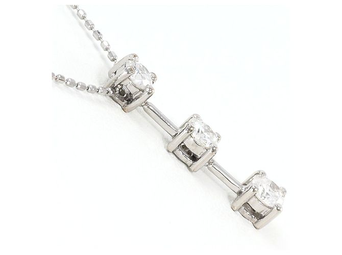 Autre Marque Collana in oro bianco 18K con diamante D'oro - vista 2
