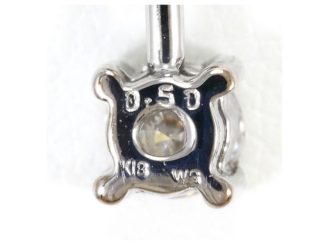 Autre Marque Collana in oro bianco 18K con diamante D'oro - vista 4