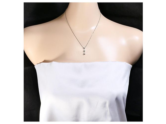 Autre Marque Collana in oro bianco 18K con diamante D'oro - vista 6