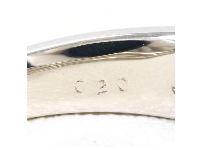 Autre Marque Platin-Bandring mit Diamant - Ansicht 6