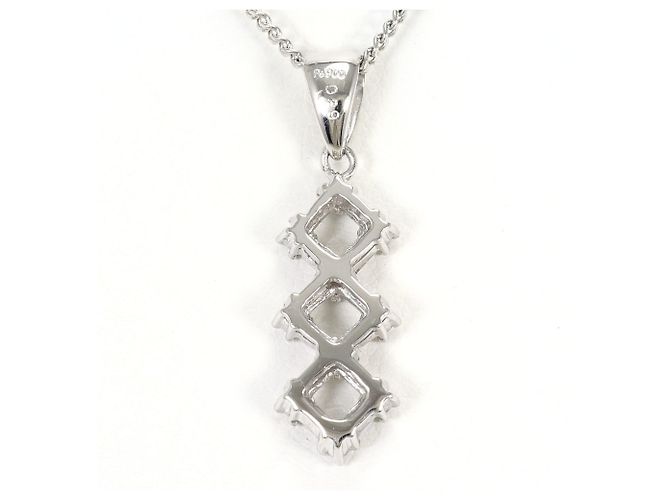 Autre Marque Collana in platino con diamante - vista 3