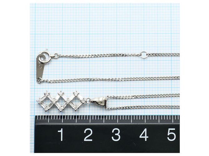 Autre Marque Collana in platino con diamante - vista 5