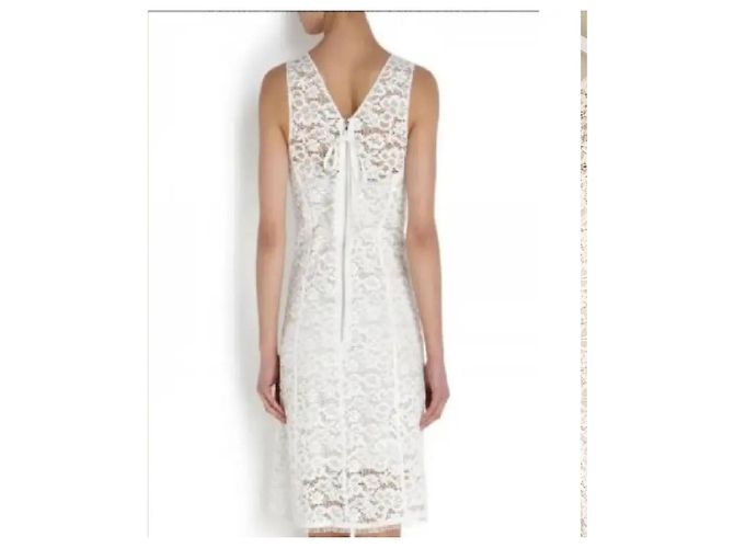 Nina Ricci Vestido de encaje blanco - vista 7