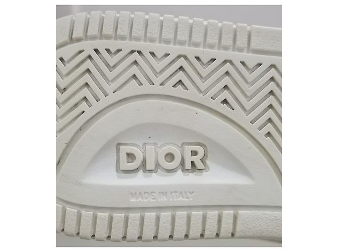Autre Marque Dior B27 Low-Top Leder Sneaker Weiß - Ansicht 14