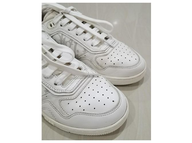 Autre Marque Dior B27 Low-Top Leder Sneaker Weiß - Ansicht 2
