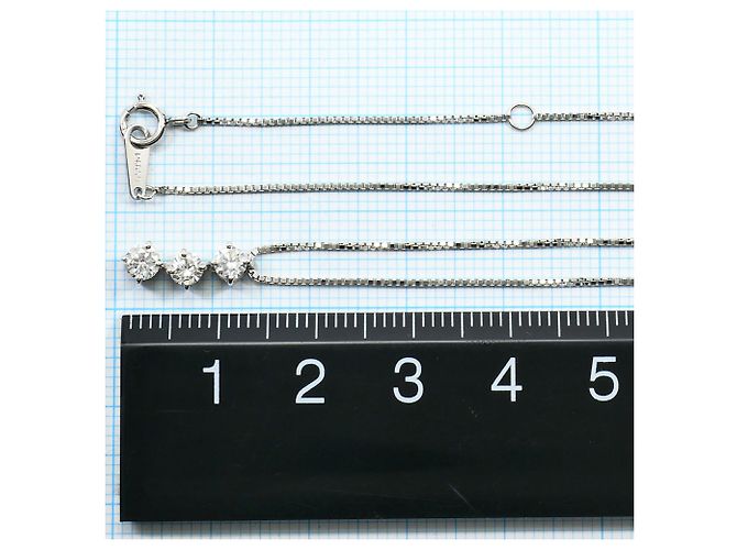Autre Marque Platin- und Diamantcollier - Ansicht 5