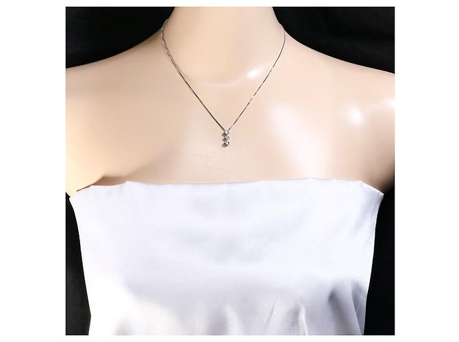 Autre Marque Platin- und Diamantcollier - Ansicht 6