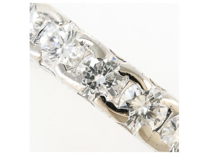 Autre Marque PT900 Platin-Bandring mit Diamant - Ansicht 2