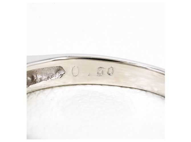 Autre Marque PT900 Platin-Bandring mit Diamant - Ansicht 5