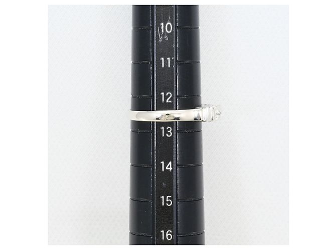 Autre Marque PT900 Platin-Bandring mit Diamant - Ansicht 8