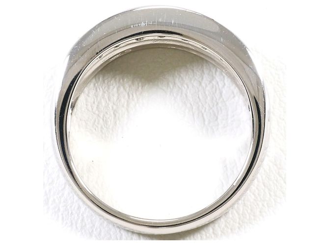 Autre Marque Platin-Bandring PT850 mit Diamant - Ansicht 3
