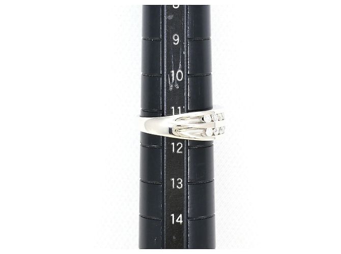 Autre Marque Platin-Bandring PT850 mit Diamant - Ansicht 8