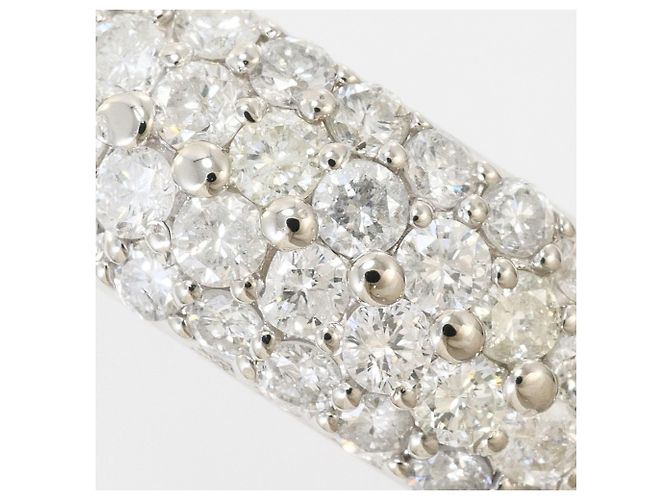 Autre Marque Platin-Ring mit Diamant - Ansicht 2