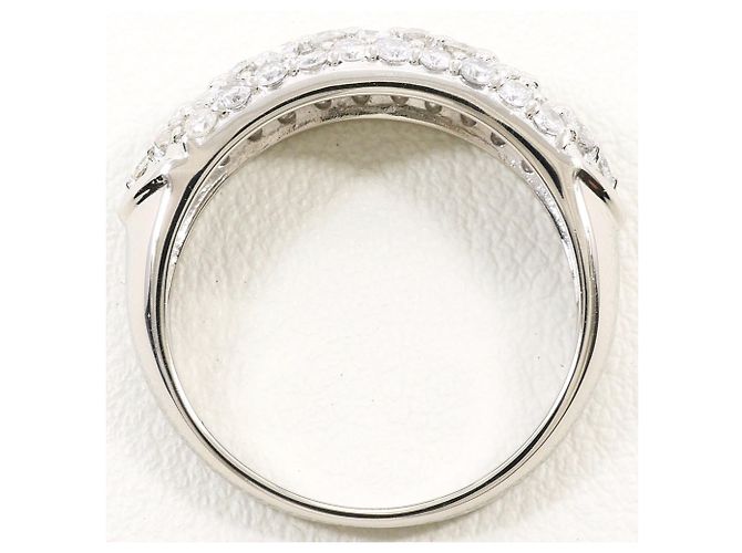Autre Marque Platin-Ring mit Diamant - Ansicht 3