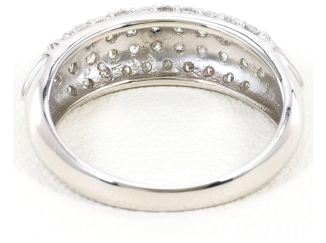 Autre Marque Platin-Ring mit Diamant - Ansicht 4