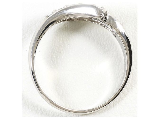 Autre Marque Platin-Bandring mit Diamant - Ansicht 3